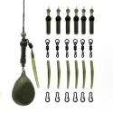 6 SETS CARP FISHING ACCESSORIES SET FOR HELICOPTER RIG CHOD HELI BUFFER SLEEVES