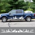 CAR DOOR SIDE 4X4 OFF-ROAD IMAGE VINYL STRIPES STICKERS FOR FORD RANGER RAPTOR F150 F-150 CAR DOOR SIDE 4X4 OFF-ROAD IMAGE VINYL STRIPES STICKERS FOR FORD RANGER RAPTOR F150 F-150