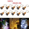 10PACK SOLAR WINE BOTTLE LIGHTS 20 LED SOLAR CORK STRING LIGHT COPPER WIRE FAIRY LIGHT 10PACK SOLAR WINE BOTTLE LIGHTS 20 LED SOLAR CORK STRING LIGHT COPPER WIRE FAIRY LIGHT
