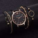 5PCS SET TOP STYLE FASHION WOMEN'S LUXURY LEATHER BAND ANALOG QUARTZ LADIES WATCH 5PCS SET TOP STYLE FASHION WOMEN'S LUXURY LEATHER BAND ANALOG QUARTZ LADIES WATCH