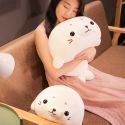 SOFT DOWN COTTON LYING SEAL PLUSH TOYS LOVELY STUFFED ANIMAL DOLL KAWAII PILLOW HOME DECOR SOFT DOWN COTTON LYING SEAL PLUSH TOYS LOVELY STUFFED ANIMAL DOLL KAWAII PILLOW HOME DECOR
