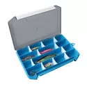FISHING TACKLE BOX STORAGE TRAYS WITH REMOVABLE DIVIDERS FISHING LURES HOOKS ACCESSORIES