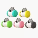 DOG CAT LEAKING FOOD BALL EDUCATIONAL INTERACTIVE TOYS SWING BEAR SLOW FOOD BALL DOG