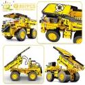 CRANE DUMP TRUCK BUILDING BLOCKS CITY CONSTRUCTION VEHICLE CAR BRICKS TOY FOR CHILDREN GIFT