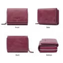 LEATHER WALLETS WOMEN CARD HOLDER FEMALE CASUAL SHORT COIN PURSE LARGE CAPACITY MONEY BAG WALLET MOTHER'S DAY