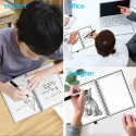 SMART REUSABLE ERASABLE NOTEBOOK PAPER ERASE NOTEPAD NOTE PAD LINED WITH PEN POCKETBOOK
