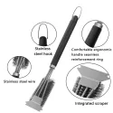 CLEANING BRUSH STAINLESS STEEL KITCHEN ACCESSORIES BRISTLES CLEANING BRUSHES COOKING TOOL