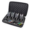3 CARP FISHING BITE ALARM AND SWINGER SET WATER RESISTANT BLUE LED FISHING SWINGERS FISH 3 CARP FISHING BITE ALARM AND SWINGER SET WATER RESISTANT BLUE LED FISHING SWINGERS FISH