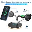 3 IN 1 MAGNETIC WIRELESS CHARGER STAND FOR MAGSAFE IPHONE 12 MINI PRO MAX/APPLE WATCH FAST CHARGING 3 IN 1 MAGNETIC WIRELESS CHARGER STAND FOR MAGSAFE IPHONE 12 MINI PRO MAX/APPLE WATCH FAST CHARGING