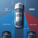 CAR REARVIEW MIRROR CONVEX BLIND SPOT BIRHOR 360 DEGREE EXTRA WIDE ANGLE REARVIEW AUXILIARY CAR REARVIEW MIRROR CONVEX BLIND SPOT BIRHOR 360 DEGREE EXTRA WIDE ANGLE REARVIEW AUXILIARY