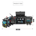 ROBOT CITY POLICE STATION CAR BUILDING BLOCKS FOR CITY SWAT TEAM TRUCK HOUSE BLOCKS TECHNIC BUILDING TOY