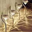 SOLAR LAWN LAMP LIGHT WATERPROOF SPOTLIGHT GARDEN DECORATIVE LED SOLAR PATHWAY YARD LIGHTS