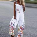 SUMMER CASUAL FLORAL PRINT LOOSE JUMPSUITS WOMEN ELEGANT OFF SHOULDER SLING LADIES SUMMER CASUAL FLORAL PRINT LOOSE JUMPSUITS WOMEN ELEGANT OFF SHOULDER SLING LADIES