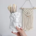 BRUSH DESKTOP STORAGE BOX STUDENT PENHOLDER VASE DECORATION ORNAMENT PEN HOLDER VASE