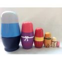 PACK OF 6 PCS CUTE WOODEN ANIMALS HAND PAINTED RUSSIAN NESTING DOLLS BABUSHKA MATRYOSHKA PACK OF 6 PCS CUTE WOODEN ANIMALS HAND PAINTED RUSSIAN NESTING DOLLS BABUSHKA MATRYOSHKA