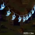 HALLOWEEN PARTY LED LIGHT STRING PURPLE BAT PARTY PUMPKIN HORROR GHOST FESTIVAL PARTY HAPPY