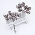 10PCS/BUNDLE ARTIFICIAL PLANTS FAKE PINE CONE DECORATIVE FLOWERS WREATHS CHRISTMAS HOME