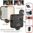 VIDEO CONFERENCE LIGHTING KIT, LAPTOP WEBCAM LIGHTING WITH SUCTION CUP, LED CAME