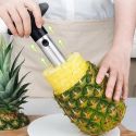 STAINLESS STEEL PINEAPPLE CORER PEELER SLICER CUTTER PINEAPPLE CUTTING TOOL HOME KITCHEN KNIFE ACCESSORIES STAINLESS STEEL PINEAPPLE CORER PEELER SLICER CUTTER PINEAPPLE CUTTING TOOL HOME KITCHEN KNIFE ACCESSORIES