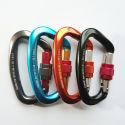 4PCS PROFESSIONAL CLIMBING CARABINER 25KN D SHAPE CLIMBING BUCKLE LOCK SAFETY LOCK 4PCS PROFESSIONAL CLIMBING CARABINER 25KN D SHAPE CLIMBING BUCKLE LOCK SAFETY LOCK