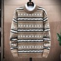 LONG SLEEVE SHIRTS STRIPE PATTERN SWEATERS AUTUMN WINTER MEN SWEATER PULLOVER STREETWEAR CREW NECK PULLOVER LONG SLEEVE SHIRTS STRIPE PATTERN SWEATERS AUTUMN WINTER MEN SWEATER PULLOVER STREETWEAR CREW NECK PULLOVER