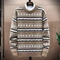 LONG SLEEVE SHIRTS STRIPE PATTERN SWEATERS AUTUMN WINTER MEN SWEATER PULLOVER STREETWEAR CREW NECK PULLOVER