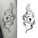 FASHION FAKE TEMPORARY TATTOO STICKERS WATERPROOF ROSE PANDA SNAKE BEAUTY KIDS FEMALE FASHION FAKE TEMPORARY TATTOO STICKERS WATERPROOF ROSE PANDA SNAKE BEAUTY KIDS FEMALE