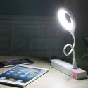 LED TABLE LAMP PORTABLE NIGHT LIGHT LAMP FREELY FOLDABLE DESK LAMP 5V USB LAMP SUPER BRIGHT RING LIGHT LED TABLE LAMP PORTABLE NIGHT LIGHT LAMP FREELY FOLDABLE DESK LAMP 5V USB LAMP SUPER BRIGHT RING LIGHT