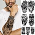 WATERPROOF TEMPORARY TATTOO STICKER FOREST LION TIGER BEAR FLASH TATTOOS WOMEN LEOPARD WOLF CROWN BODY ART WATERPROOF TEMPORARY TATTOO STICKER FOREST LION TIGER BEAR FLASH TATTOOS WOMEN LEOPARD WOLF CROWN BODY ART