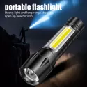 2022 PORTABLE FLASHLIGHT STRONG LIGHT HIGH-POWER RECHARGEABLE ZOOM HIGHLIGHT