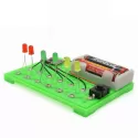 FLASH LAMP EASY TO ASSEMBLY STUDENTS SUPPLIES ABS ELECTRONIC KIT FOR STUDENT