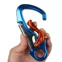 30KN PROFESSIONAL CLIMBING CARABINER SCREW LOCKING GATE CARABINER HEAVY DUTY D-SHAPE BUCKLE 30KN PROFESSIONAL CLIMBING CARABINER SCREW LOCKING GATE CARABINER HEAVY DUTY D-SHAPE BUCKLE