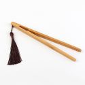 HANDMADE BAMBOO WOODEN FOOD TWEEZER TEA CLIP TONGS BAMBOO SALAD FOOD TOAST BEND CLIP HANDMADE BAMBOO WOODEN FOOD TWEEZER TEA CLIP TONGS BAMBOO SALAD FOOD TOAST BEND CLIP