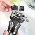 MEN RECHARGEABLE ELECTRIC SHAVER RAZOR - 3D TRIPLE FLOATING