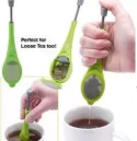 TEA INFUSER BUILT-IN PLUNGER HEALTHY INTENSE FLAVOR REUSABLE TEA BAG PLASTIC TEA&COFFEE STRAINER