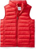 AMAZON ESSENTIALS BOYS' LIGHTWEIGHT WATER-RESISTANT PACKABLE PUFFER GILET, RED, 10 YEARS AMAZON ESSENTIALS BOYS' LIGHTWEIGHT WATER-RESISTANT PACKABLE PUFFER GILET, RED, 10 YEARS