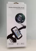 WEATHER RESISTANT BIKE MOUNT - FITS UPTO 5.4" INCH INCH PHONES SIZED LARGE