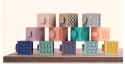12PCS BABY TOY SOFT BUILDING BLOCKS 3D TOUCH HAND BALLS BABY MASSAGE RUBBER TEETHERS SQUEEZE