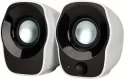 LOGITECH Z120 COMPACT PC STEREO SPEAKERS, 3.5MM AUDIO INPUT, USB POWERED, INTEGRATED CONTROLS, CABLE MANAGEMENT SOLUTION, COMPUTER/SMARTPHONE/TABLET/MUSIC PLAYER - WHITE/BLACK