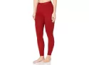 IRIS & LILLY WOMEN'S HEATGEN THERMAL LEGGINGS, RED, 14