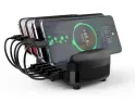 USB CHARGER STATION DOCK WITH PHONE OR TABLET HOLDER 40W 5V2.4A*5 USB CHARGING