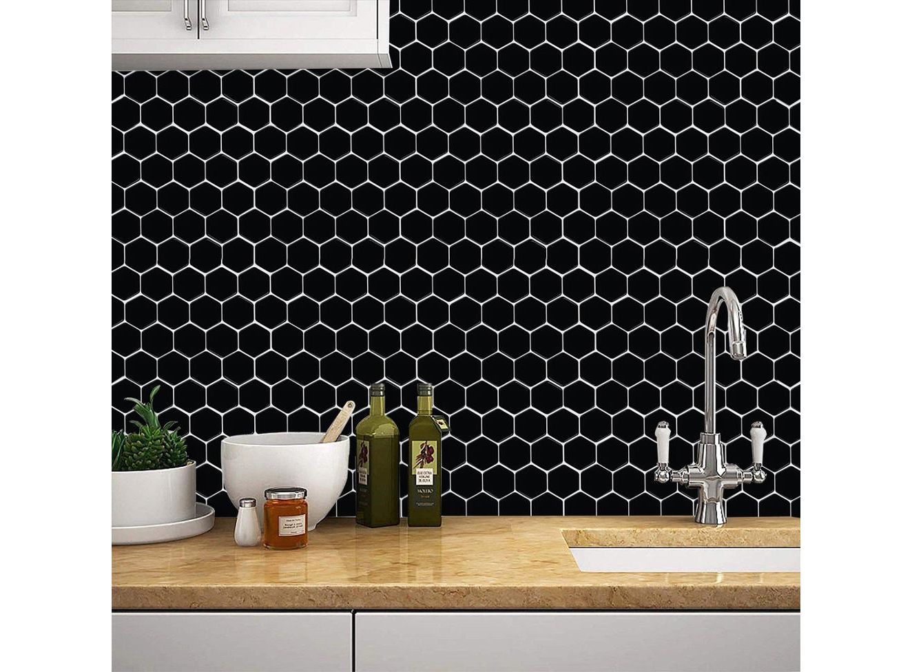 Generic 3D Wall Stickers Brick Wallpaper Tile for Kitchen Bathroom  Backsplash Anti-Tile Home Decor 28x23.5Cm @ Best Price Online | Jumia Egypt