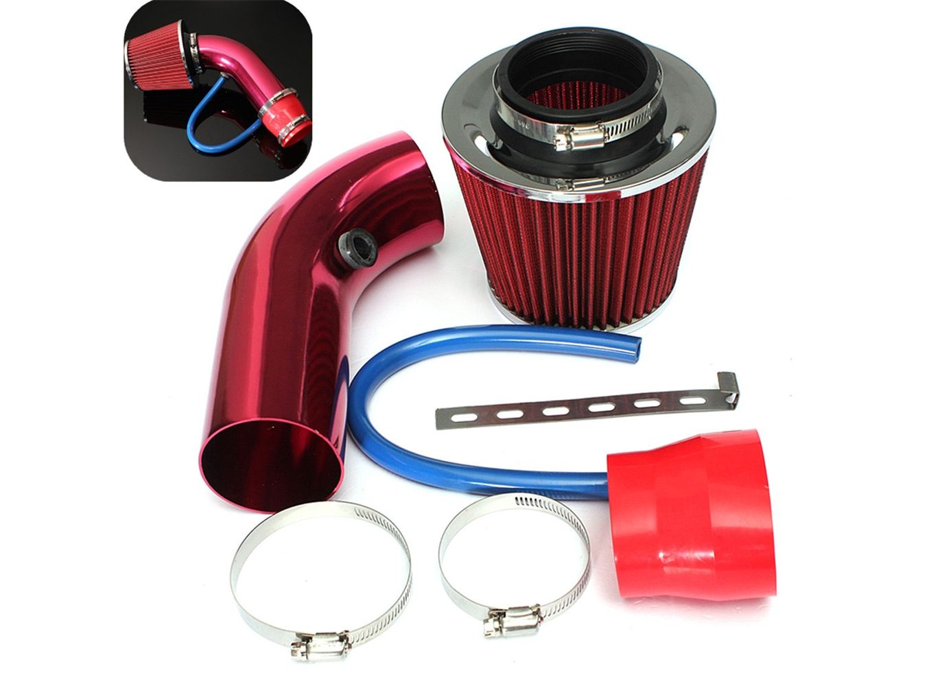 Universal Car Automobile Racing Car Cold Air Intake System Turbo