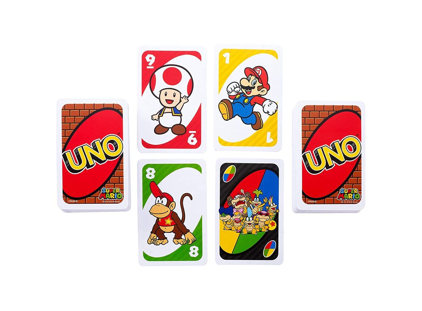 Super Mario Card Game Family Funny Entertainment Board Game Poker Kids ...