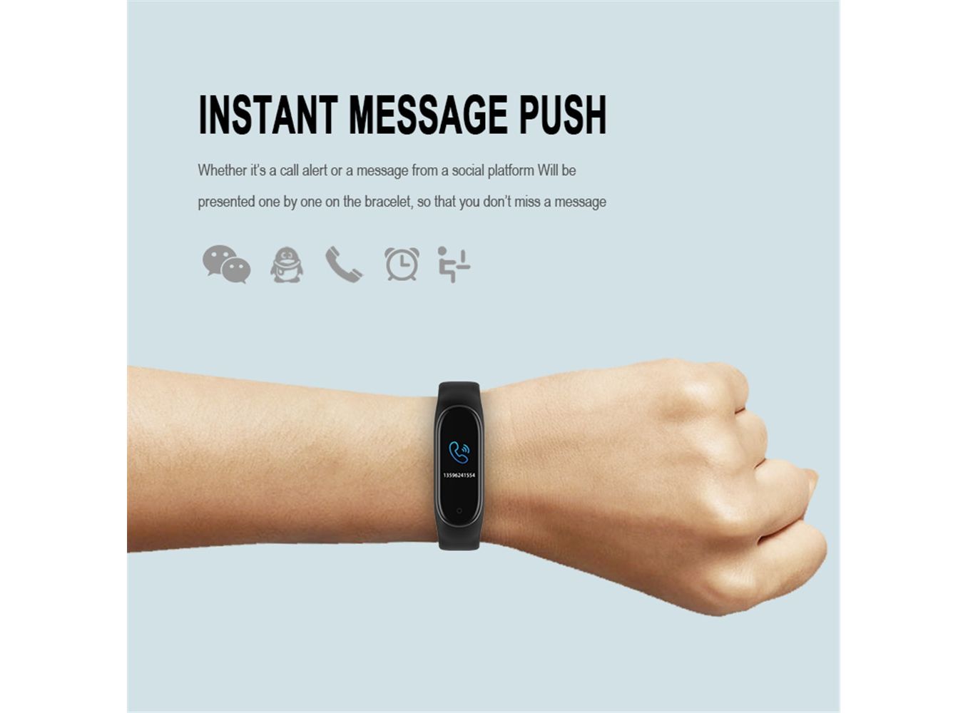Wholesale Y16 Bluetooth Call Smart Bracelet Fitness Tracker Smart Watch  Wristbands - White - Aulola UK