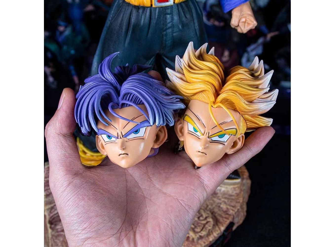 44CM Anime Dragon Ball Z Characters Trunks Super Saiyan Mannequin Model Pvc  Action Toys Gk Statue Series Doll Collection Gift - AliExpress