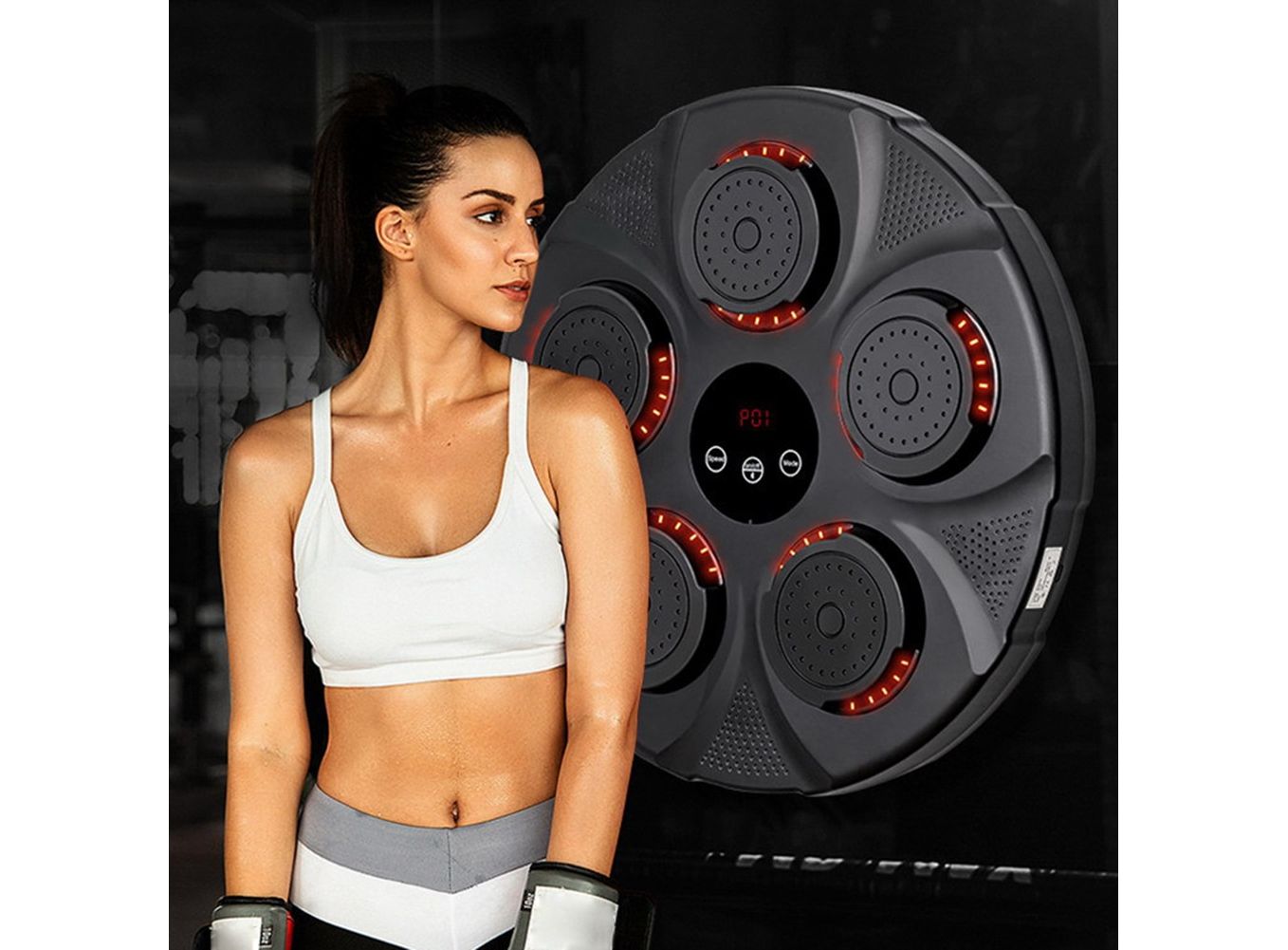 Music Boxing Machine Reaction Target Electronic Wall Target Exercise Sports
