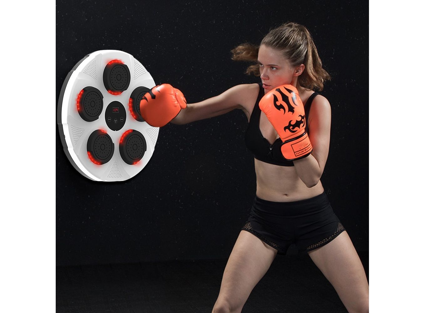 Music Boxing Training Machine USB Rechargeable Practice Electronic