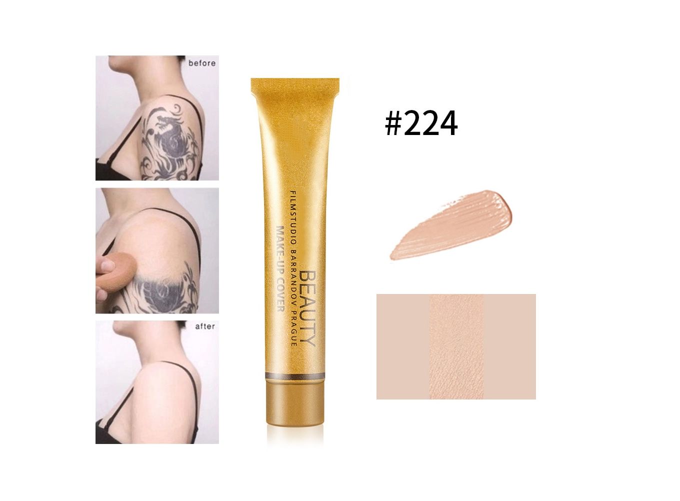 Nusitryco Tattoo Cover Up,Waterproof Invisible Concealer Body India | Ubuy