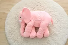 ELEPHANT DOLL TOY KIDS SLEEPING BACK CUSHION CUTE STUFFED ELEPHANT BABY ACCOMPANY DOLL XMAS GIFT